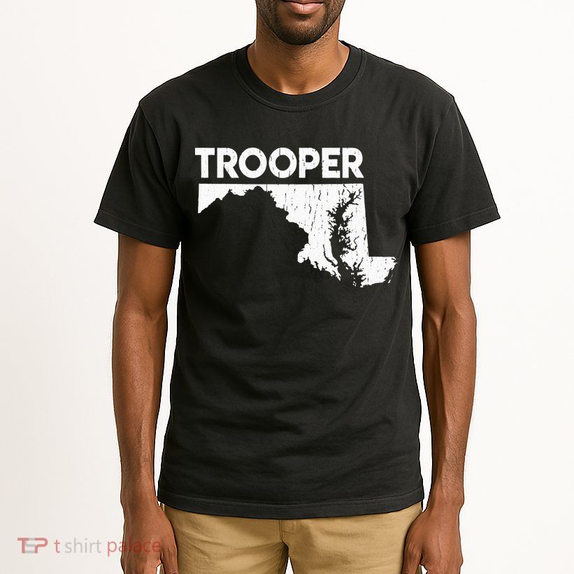 Maryland State Trooper State Police Tall T-Shirt