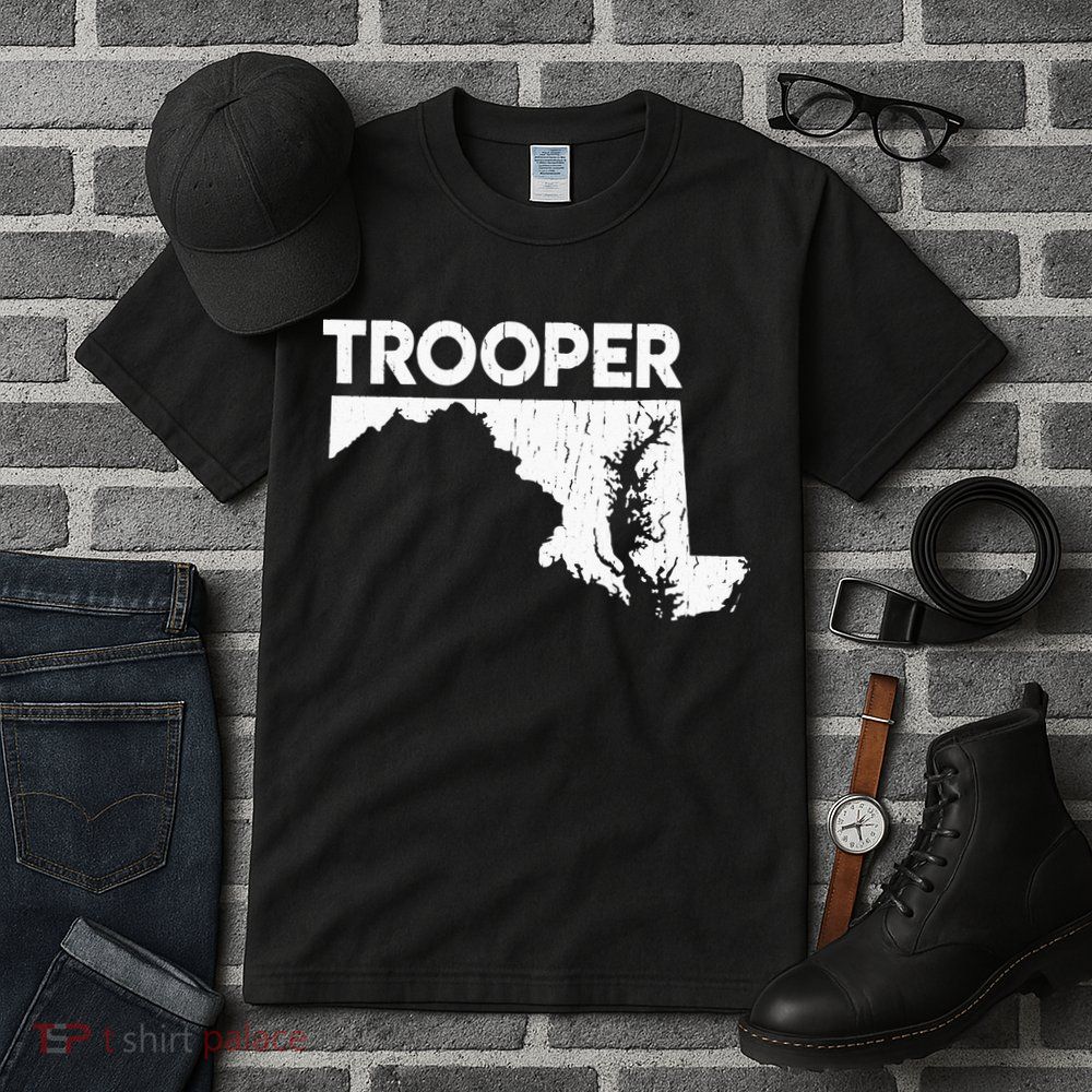Maryland State Trooper State Police Tall T-Shirt