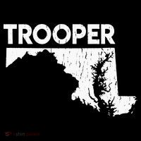 Maryland State Trooper State Police Tall T-Shirt