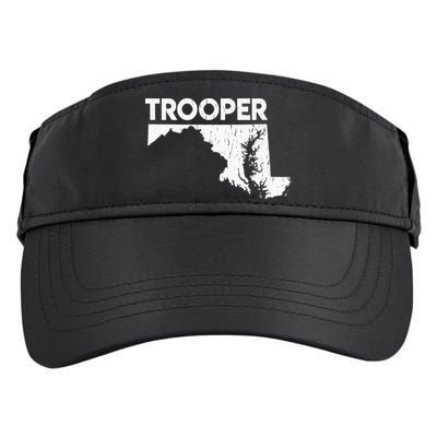Maryland State Trooper State Police Adult Drive Performance Visor