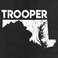 Maryland State Trooper State Police Adult Drive Performance Visor