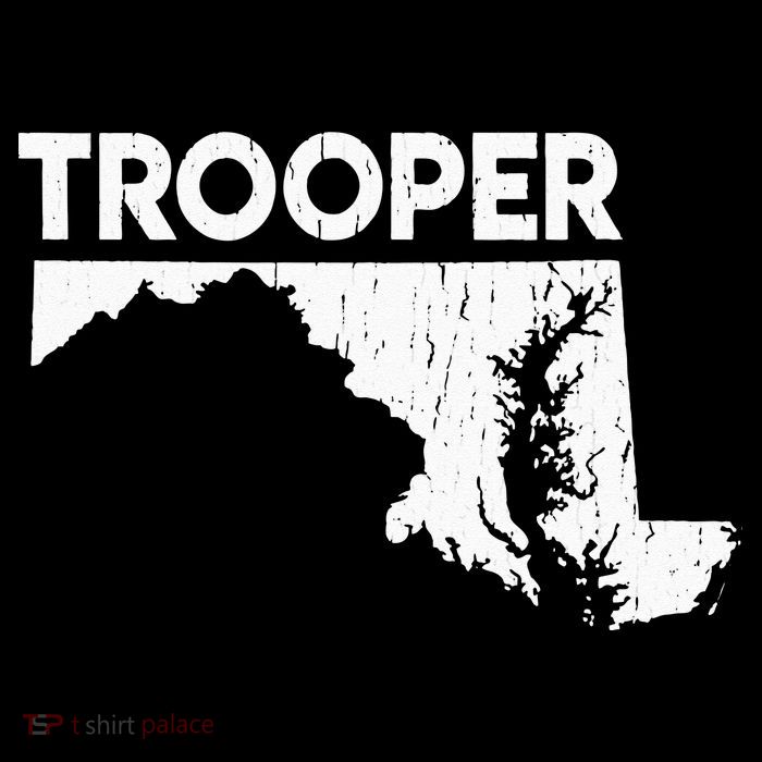 Maryland State Trooper State Police Cooling Performance Long Sleeve Crew