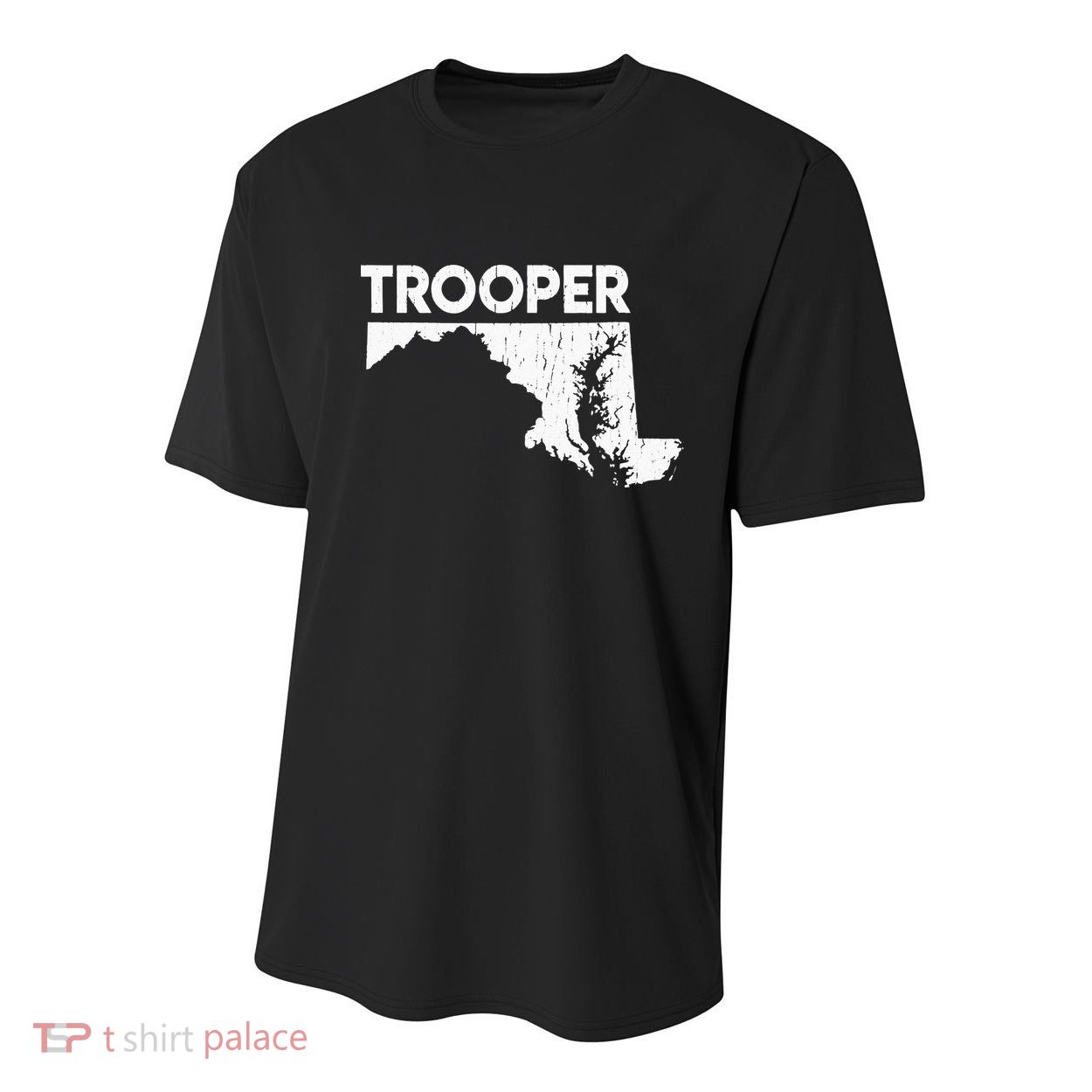 Maryland State Trooper State Police Youth Performance Sprint T-Shirt