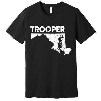Maryland State Trooper State Police Premium T-Shirt
