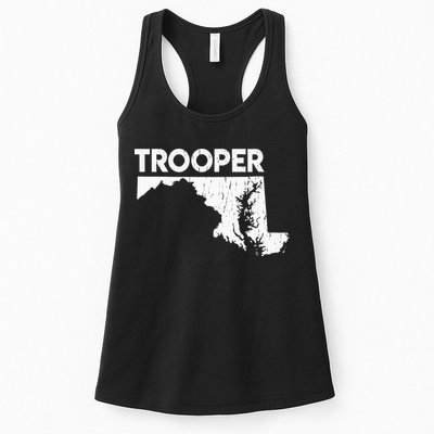 Maryland State Trooper State Police Womens Tank Top