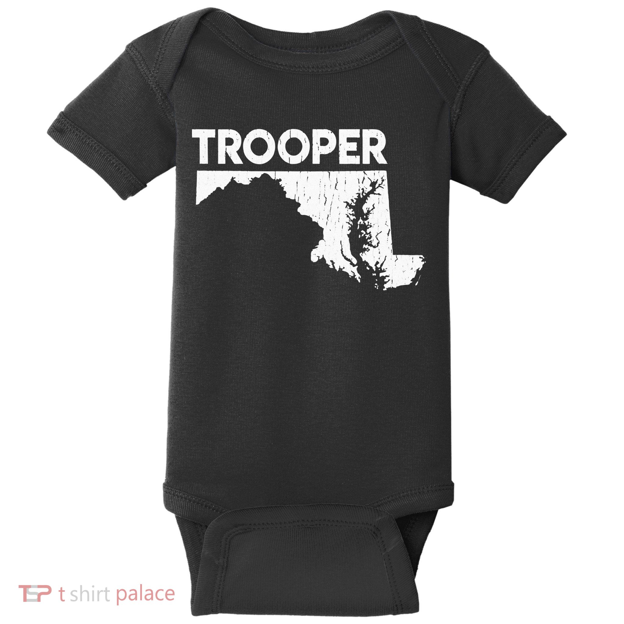 Maryland State Trooper State Police Baby Bodysuit