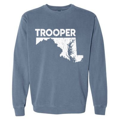Maryland State Trooper State Police Garment-Dyed Sweatshirt