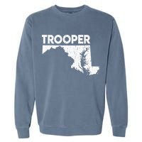 Maryland State Trooper State Police Garment-Dyed Sweatshirt