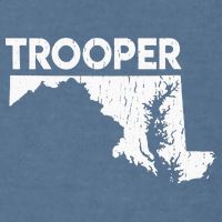 Maryland State Trooper State Police Garment-Dyed Sweatshirt