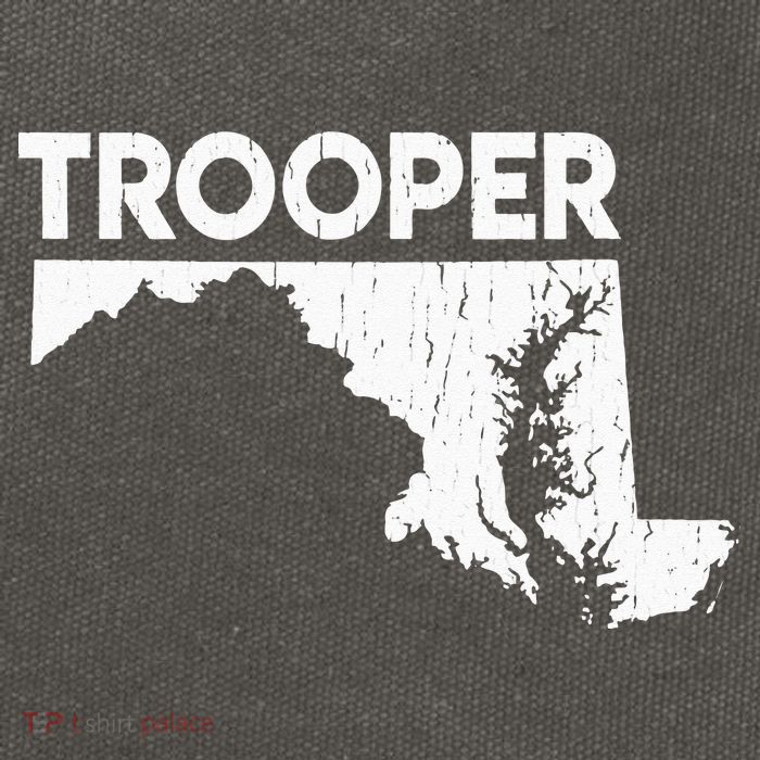 Maryland State Trooper State Police Cotton Canvas Backpack