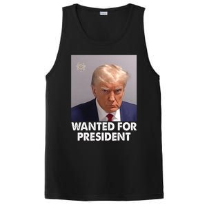 Mug Shot Trump Wanted For President PosiCharge Competitor Tank