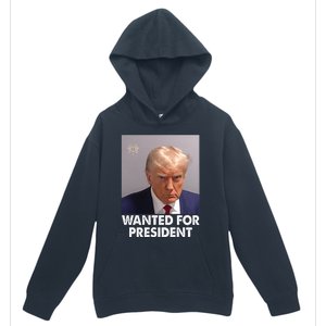 Mug Shot Trump Wanted For President Urban Pullover Hoodie