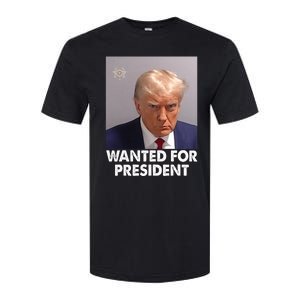 Mug Shot Trump Wanted For President Softstyle CVC T-Shirt