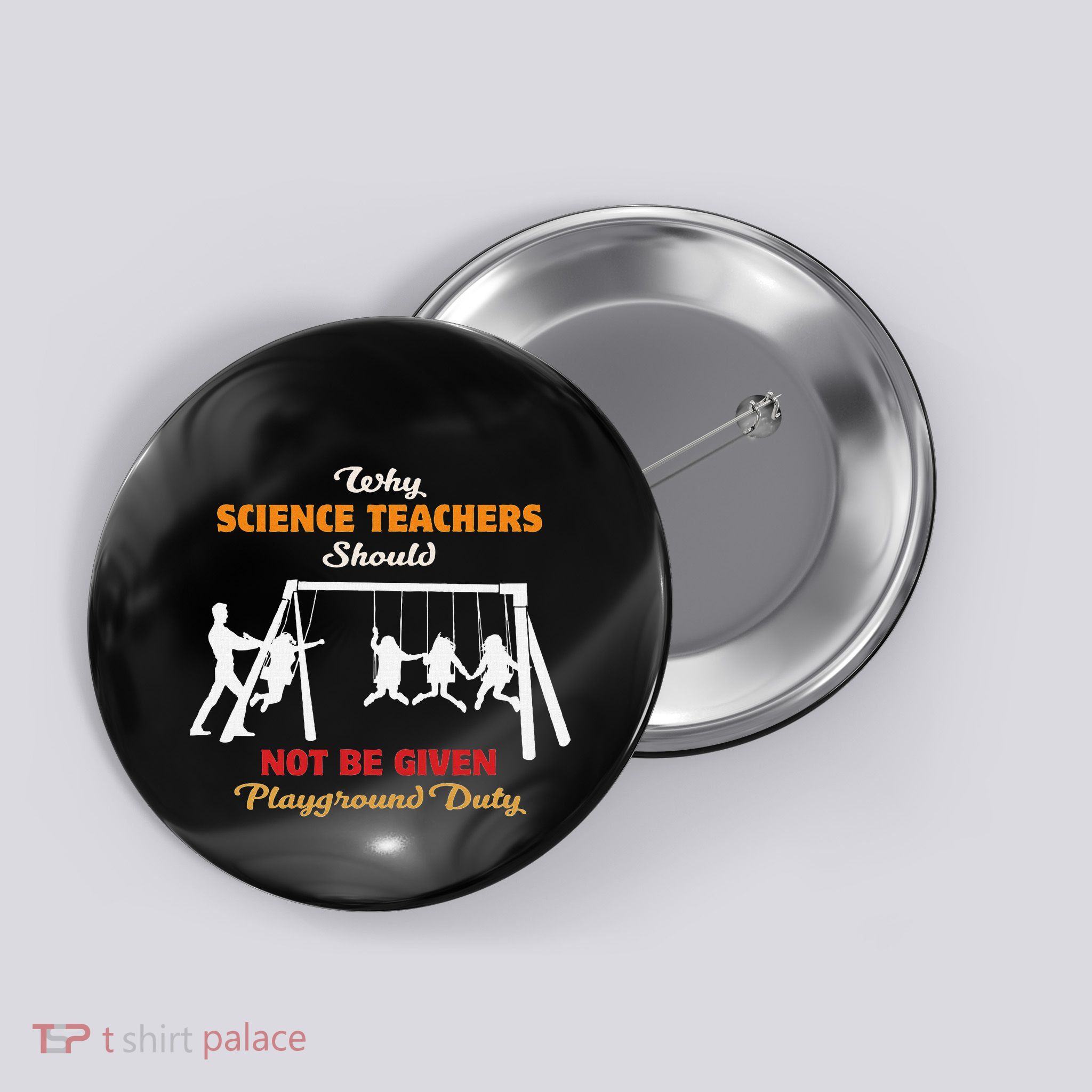 Math School Teacher Professor Funny Pi Button