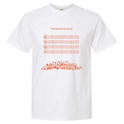 Music Sheet The Sound Of Silence Musical Notes Musician Gift Garment-Dyed Heavyweight T-Shirt