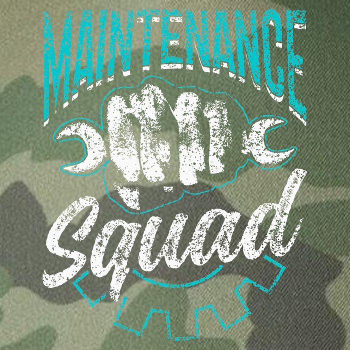 Maintenance Squad Technician Worker Maintenance Man Legacy Tie Dye Trucker Hat