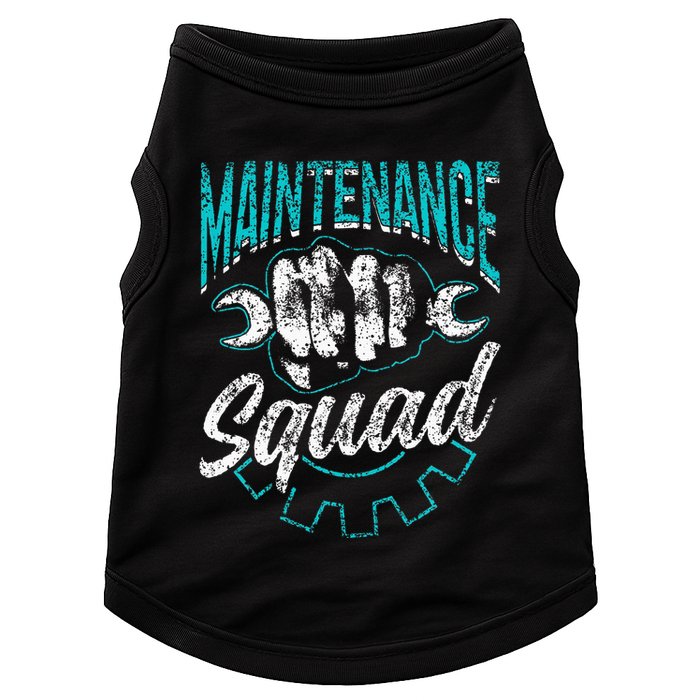 Maintenance Squad Technician Worker Maintenance Man Doggie Tank
