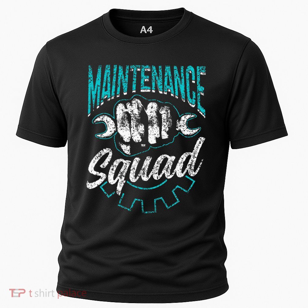 Maintenance Squad Technician Worker Maintenance Man Performance Shirt