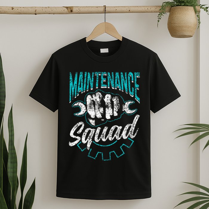Maintenance Squad Technician Worker Maintenance Man T-Shirt