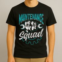 Maintenance Squad Technician Worker Maintenance Man T-Shirt