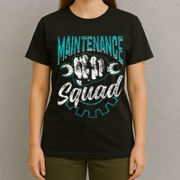 Maintenance Squad Technician Worker Maintenance Man T-Shirt