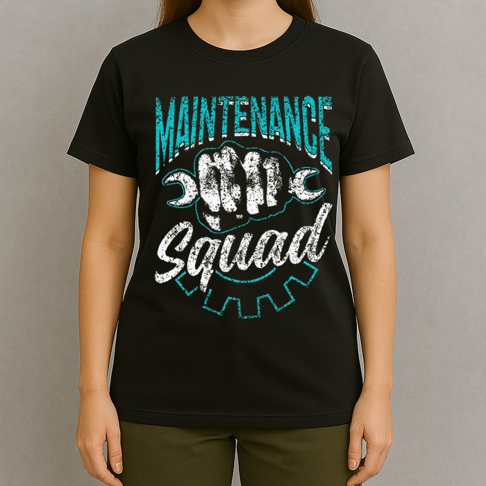 Maintenance Squad Technician Worker Maintenance Man T-Shirt