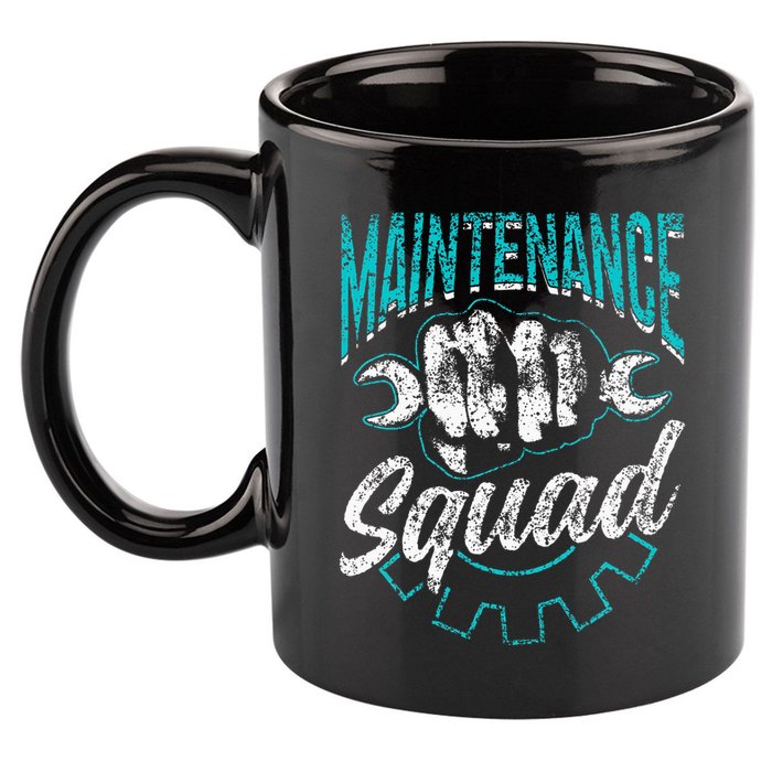Maintenance Squad Technician Worker Maintenance Man 11oz C Handle Ceramic Mug