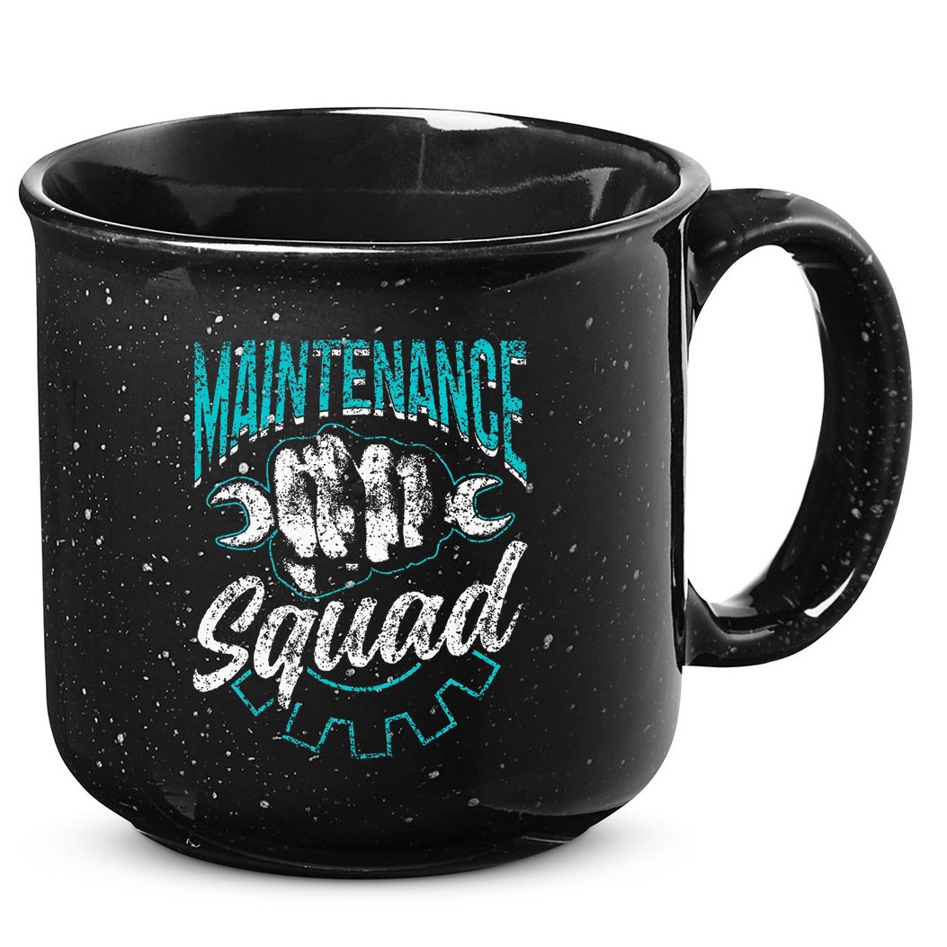 Maintenance Squad Technician Worker Maintenance Man 15oz Campfire Ceramic Mug