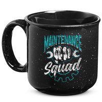 Maintenance Squad Technician Worker Maintenance Man 15oz Campfire Ceramic Mug