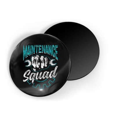 Maintenance Squad Technician Worker Maintenance Man Magnet