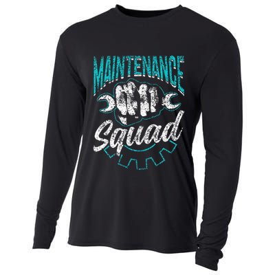 Maintenance Squad Technician Worker Maintenance Man Cooling Performance Long Sleeve Crew