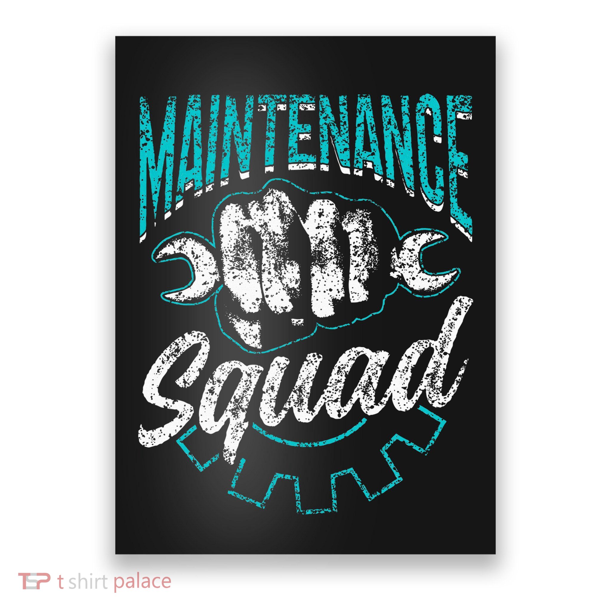 Maintenance Squad Technician Worker Maintenance Man Poster