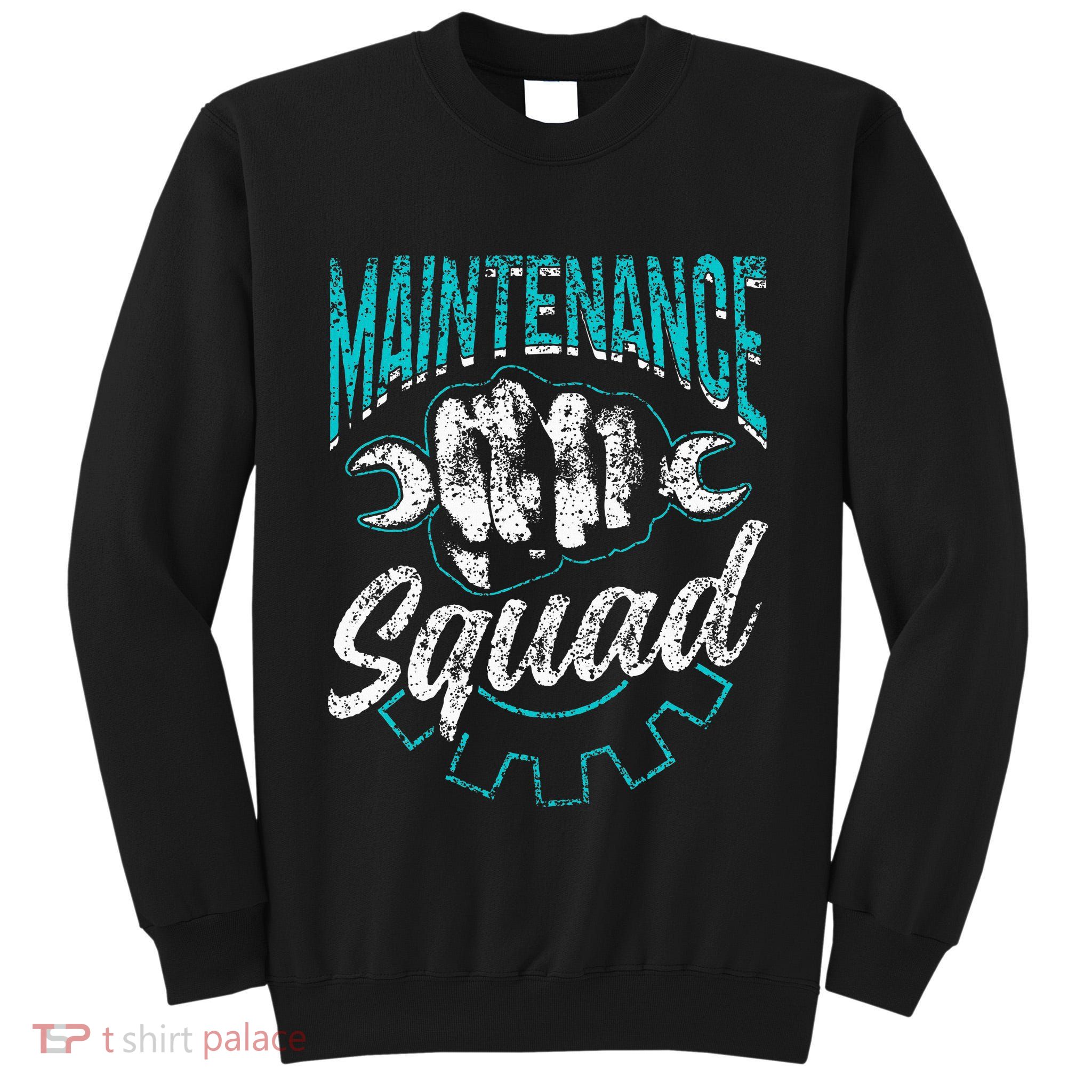 Maintenance Squad Technician Worker Maintenance Man Tall Sweatshirt