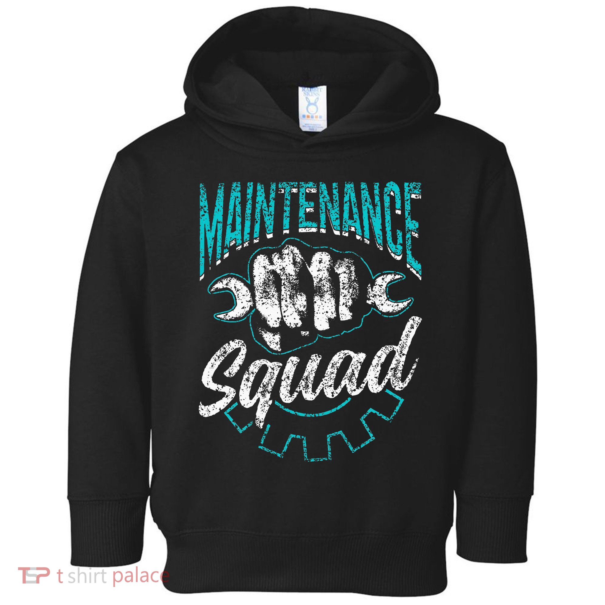 Maintenance Squad Technician Worker Maintenance Man Toddler Hoodie