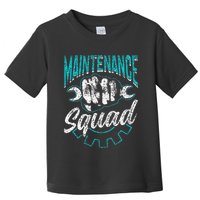Maintenance Squad Technician Worker Maintenance Man Toddler T-Shirt