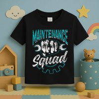 Maintenance Squad Technician Worker Maintenance Man Toddler T-Shirt