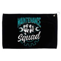 Maintenance Squad Technician Worker Maintenance Man Grommeted Golf Towel