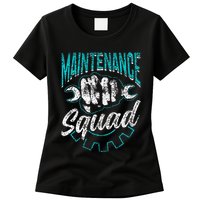 Maintenance Squad Technician Worker Maintenance Man Womens T-Shirt