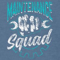 Maintenance Squad Technician Worker Maintenance Man Garment-Dyed Sweatshirt