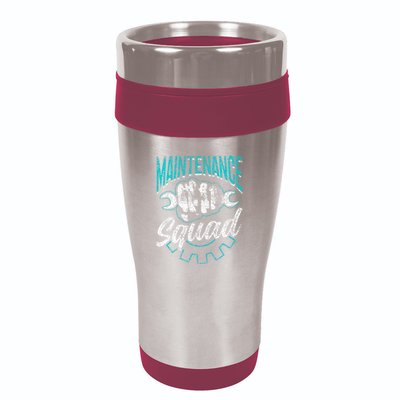 Maintenance Squad Technician Worker Maintenance Man 16oz Travel Tumbler