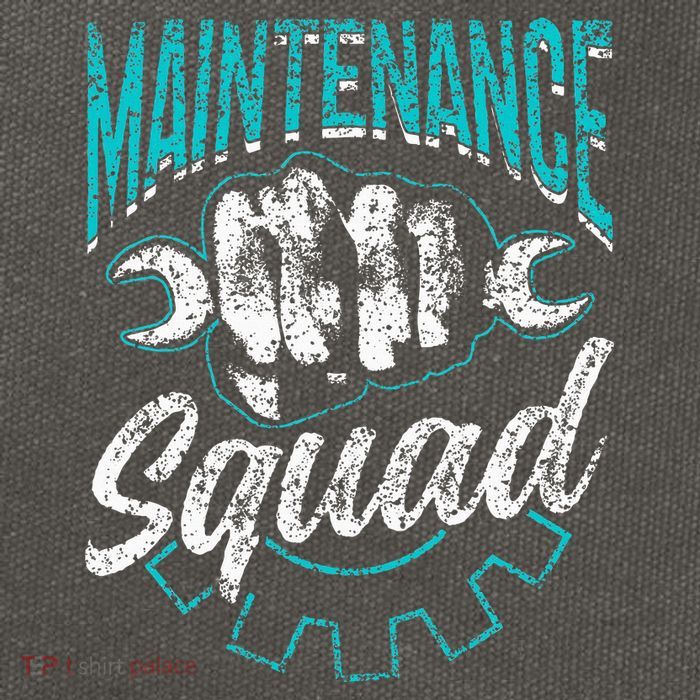 Maintenance Squad Technician Worker Maintenance Man Cotton Canvas Backpack