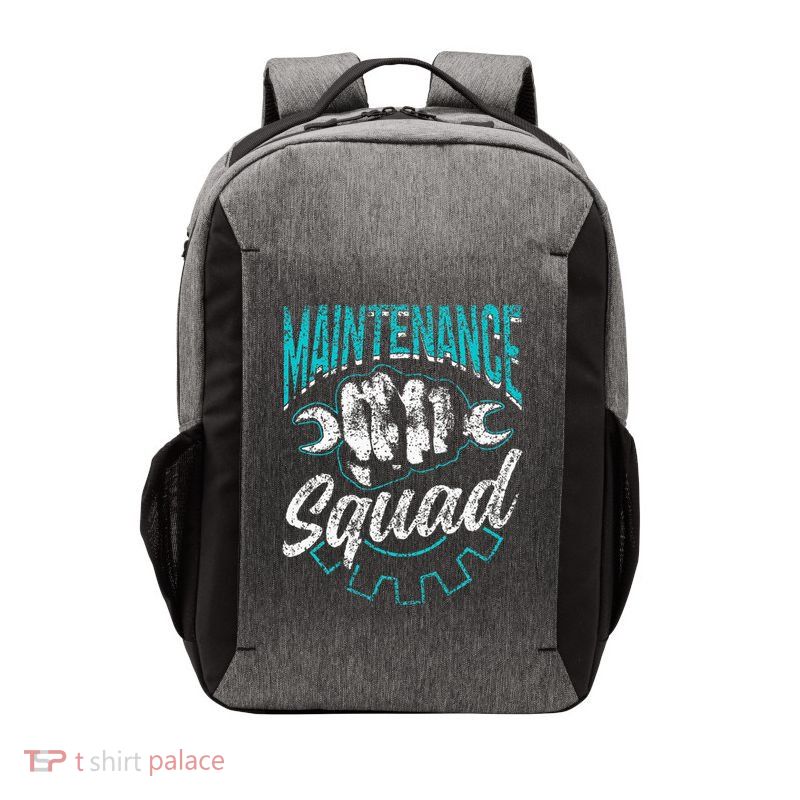 Maintenance Squad Technician Worker Maintenance Man Vector Backpack