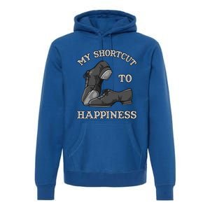 My Shortcut To Happiness Is Tap Dance Shoes For Tap Dancing Gift Premium Hoodie