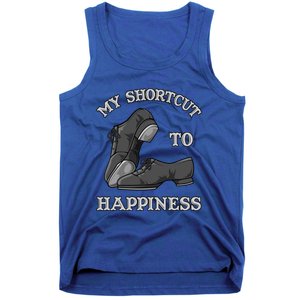 My Shortcut To Happiness Is Tap Dance Shoes For Tap Dancing Gift Tank Top