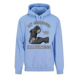 My Shortcut To Happiness Is Tap Dance Shoes For Tap Dancing Gift Unisex Surf Hoodie