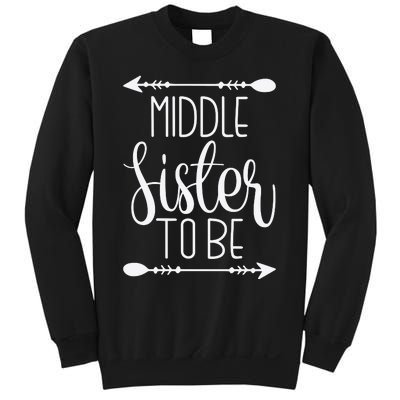 Middle Sister To Be Sweatshirt