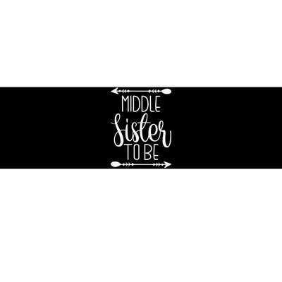 Middle Sister To Be Bumper Sticker