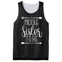 Middle Sister To Be Mesh Reversible Basketball Jersey Tank