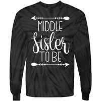 Middle Sister To Be Tie-Dye Long Sleeve Shirt