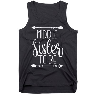 Middle Sister To Be Tank Top